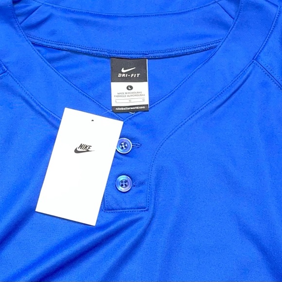 Nike Therma Fit Large Royal Blue Pullover Jersey Shirt Brand New With Tags - Picture 9 of 9